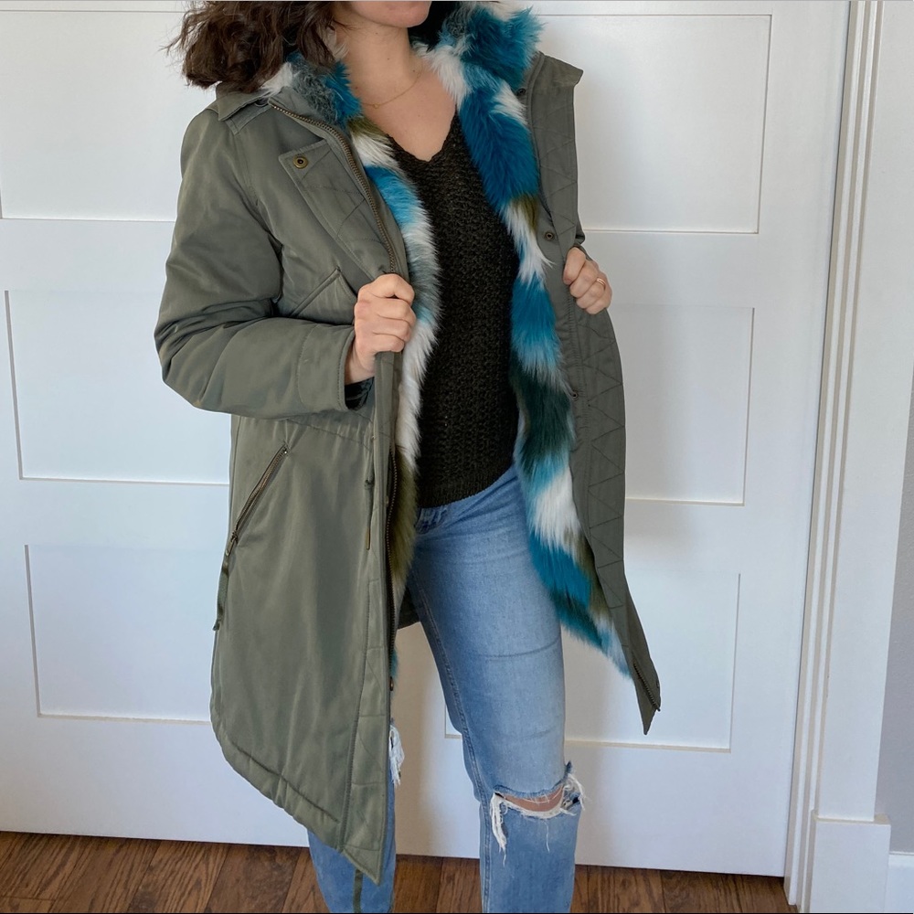 GAP faux fur lined Parka